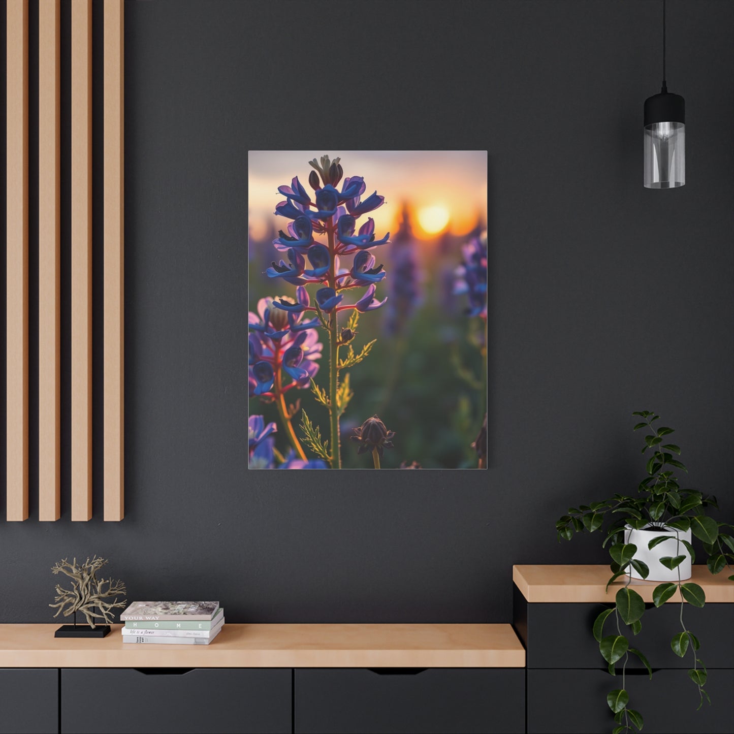 Vision Bluebonnet Flower Art Art Wall Art & Canvas Print