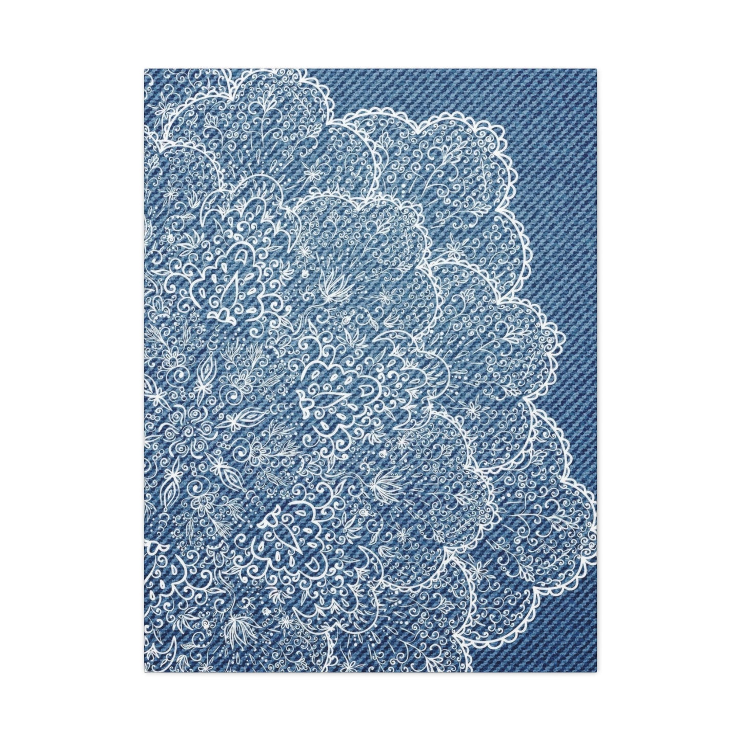 Denim Pattern Wall Art & Canvas Prints