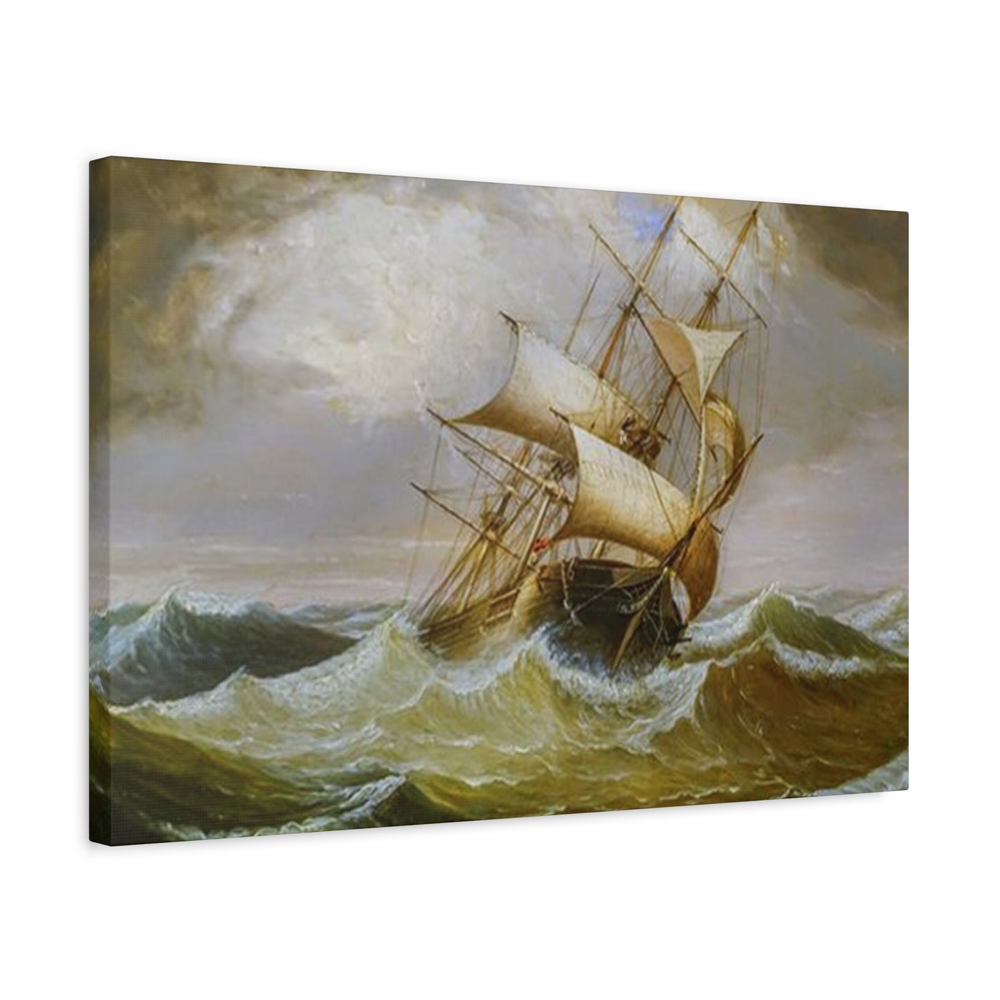Derailing Ship In Ocean Wall Art & Canvas Prints