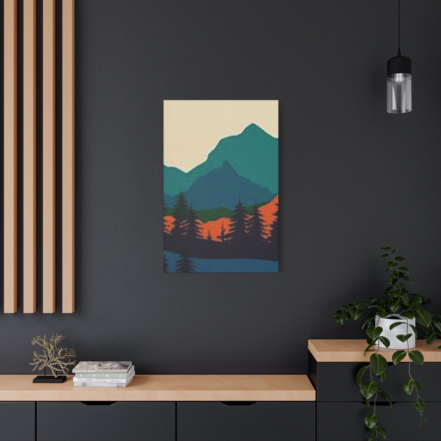 Mountain Drawing Wall Art & Canvas Prints