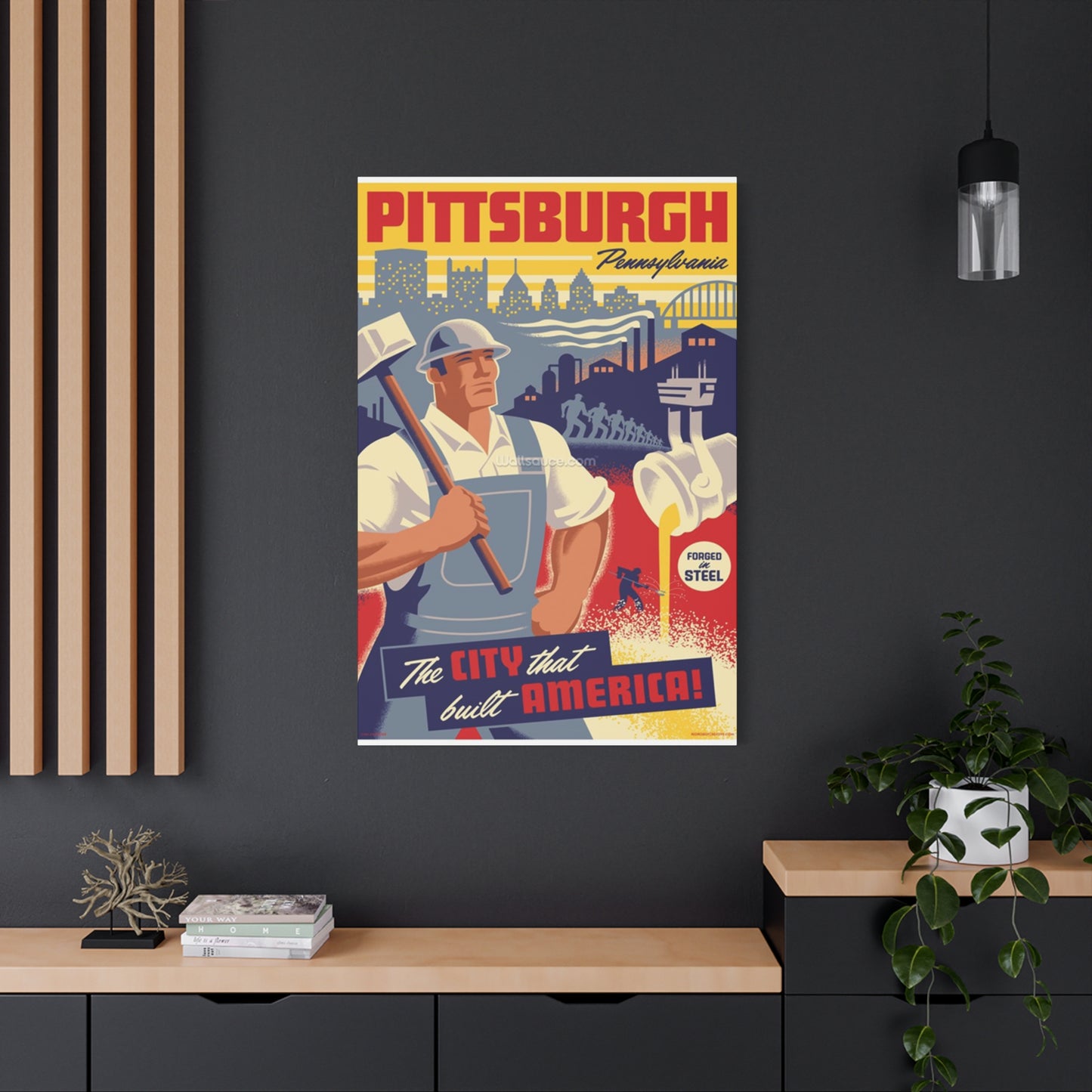 The City That Built America Wall Art & Canvas Prints