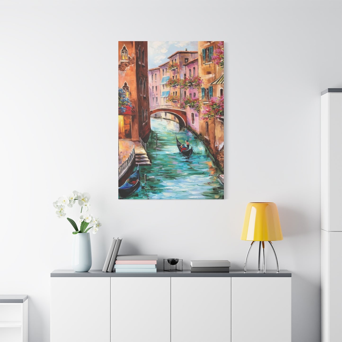 Venice Italy Boat Painting Wall Art & Canvas Prints
