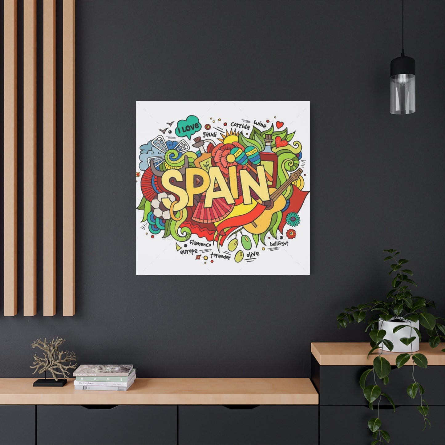 Spain Graffiti Wall Art & Canvas Prints