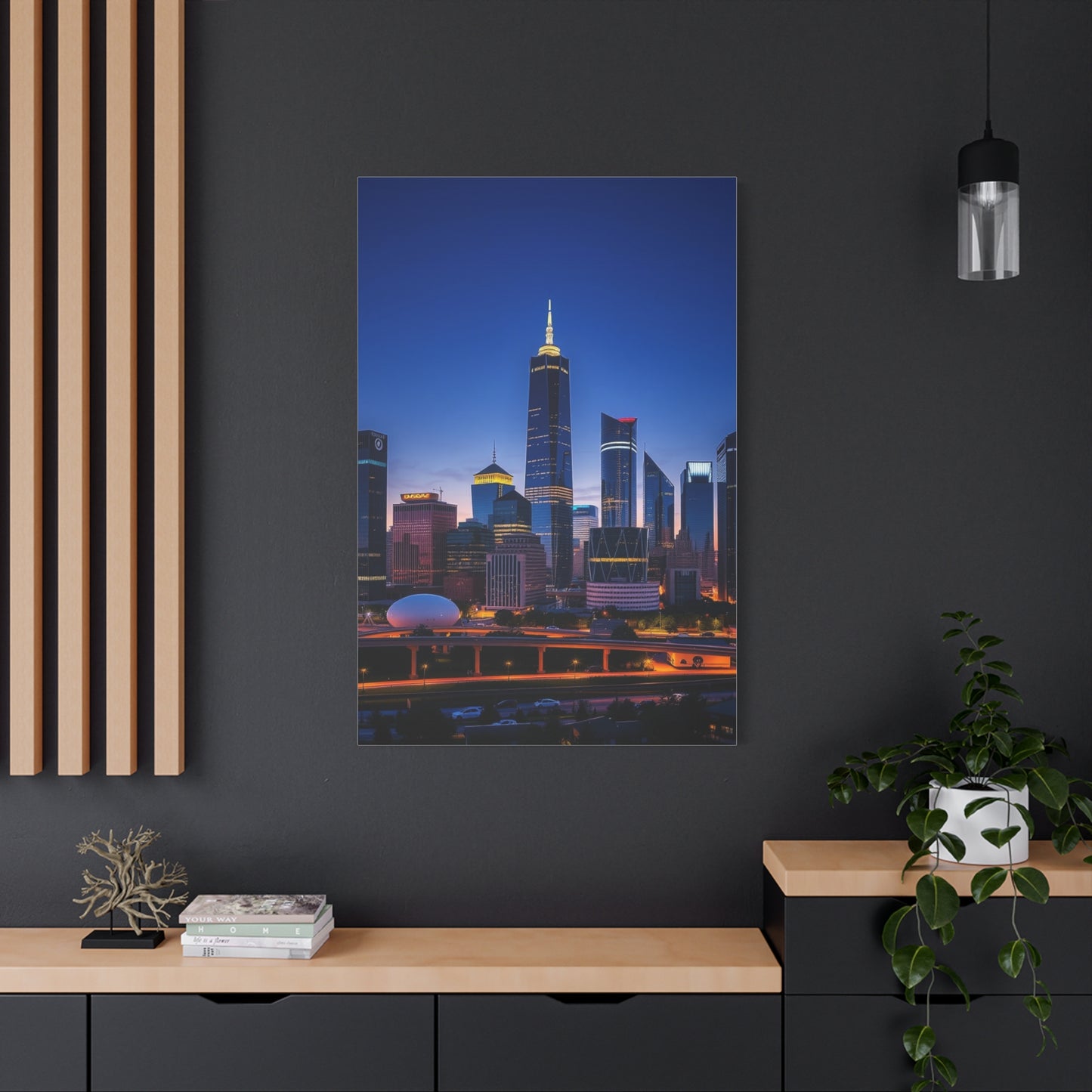Houston Skylines Art Luxury Canvas Wall Art & Canvas Print