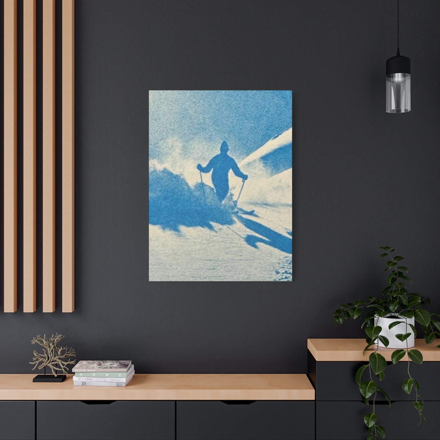 Crystal Snow Skiing Wall Art & Canvas Prints