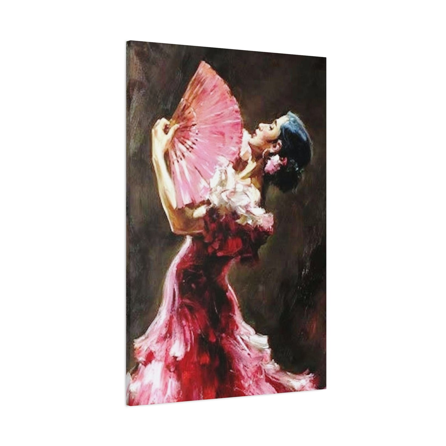 Spain Traditional Pink Dance Wear Wall Art & Canvas Prints