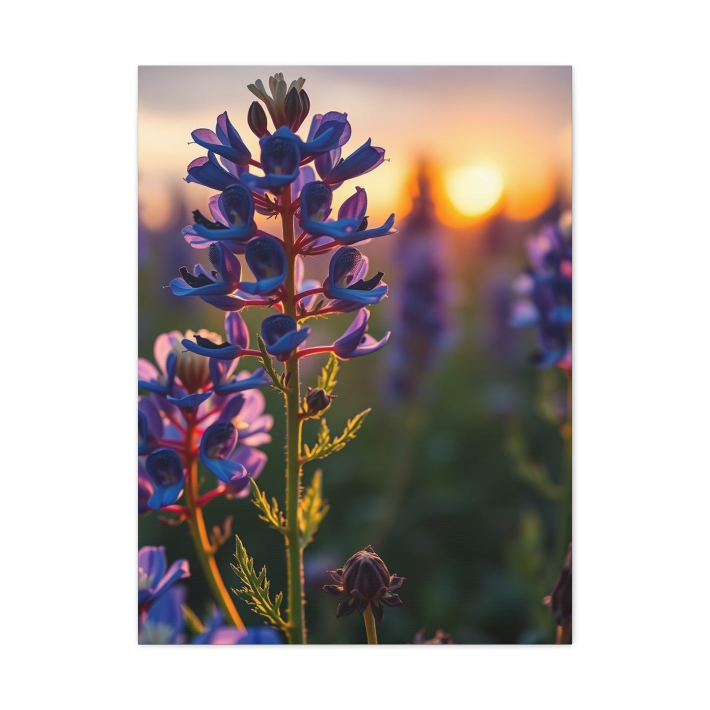 Vision Bluebonnet Flower Art Art Wall Art & Canvas Print
