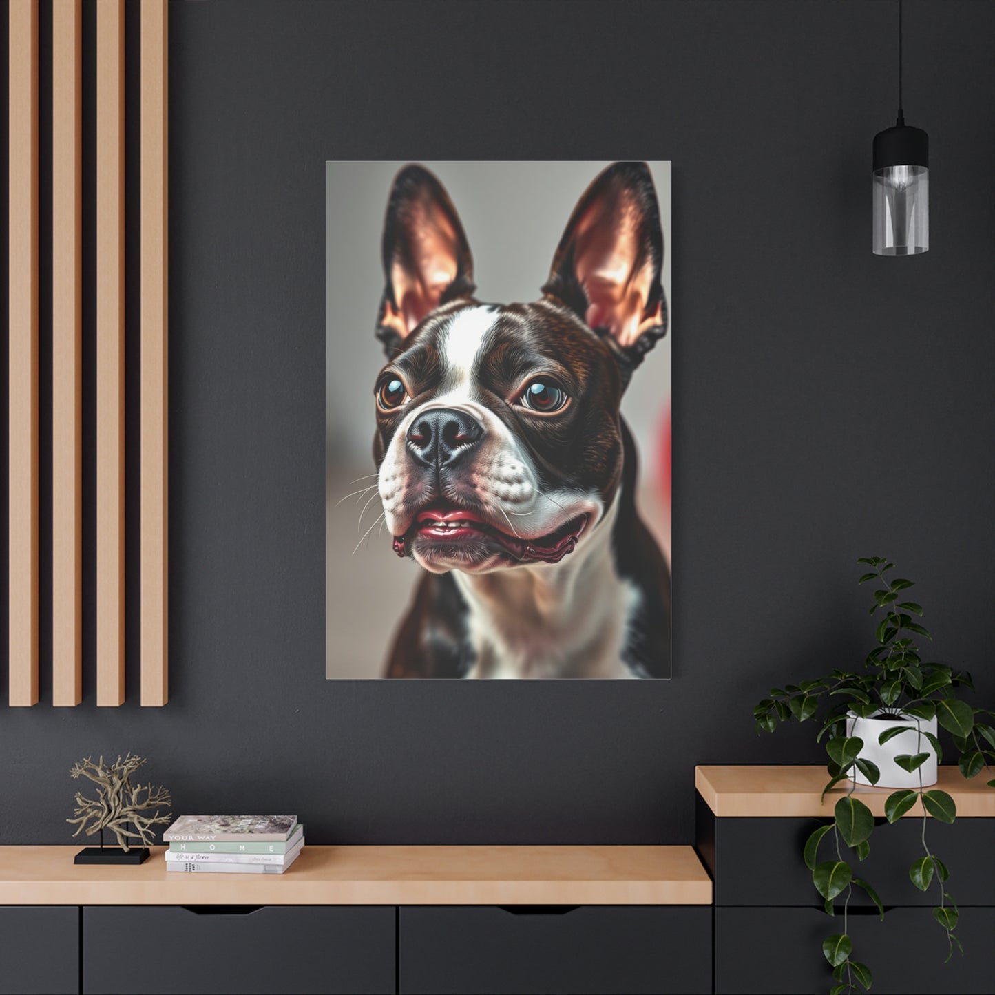 Vision Boston Terrier Art Art Wall Art & Canvas Print