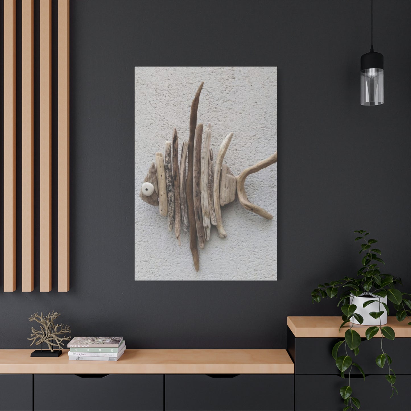 Driftwood Fish Wall Art & Canvas Prints
