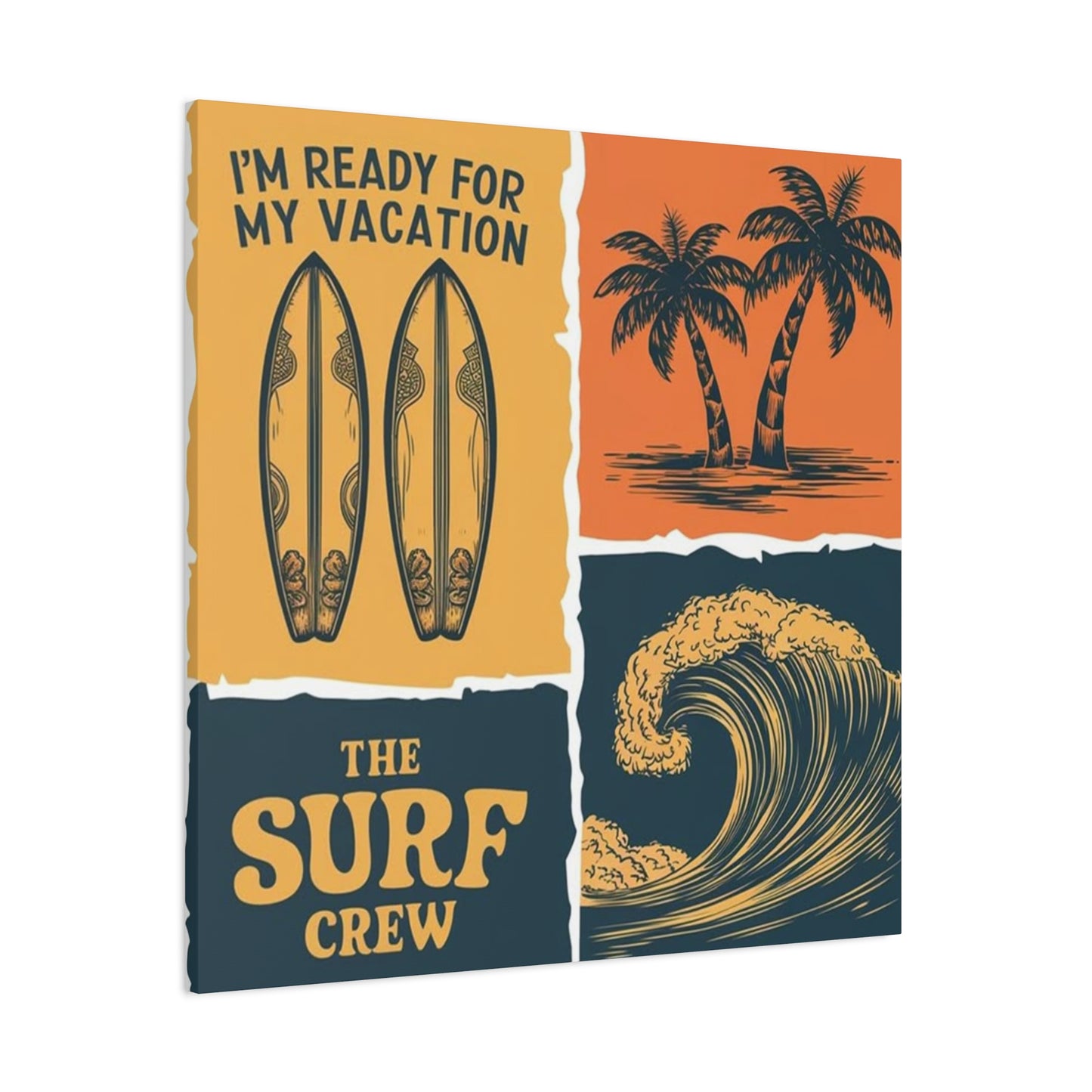 Surfing Poster Wall Art & Canvas Prints