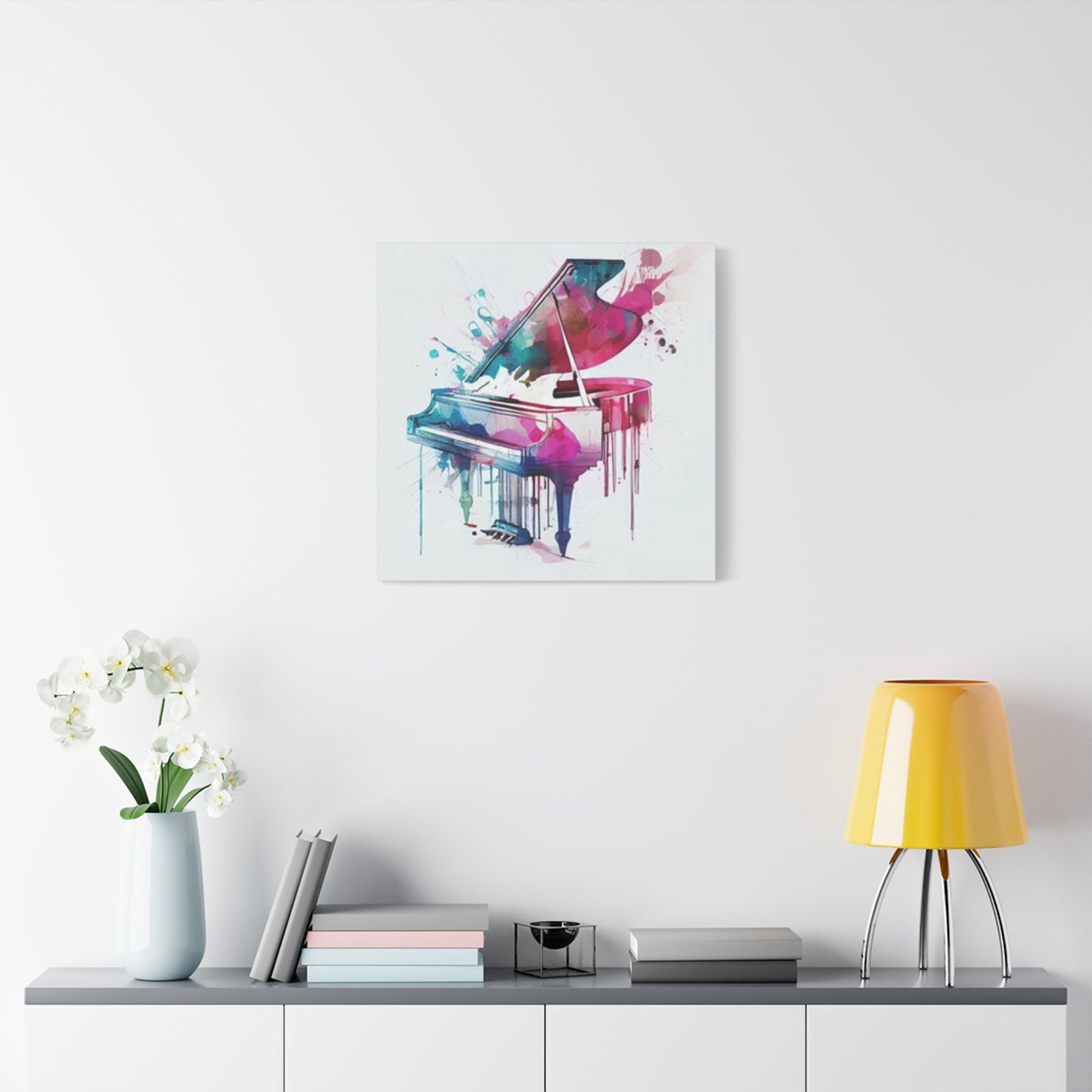 Colorful Piano Painting Wall Art & Canvas Prints