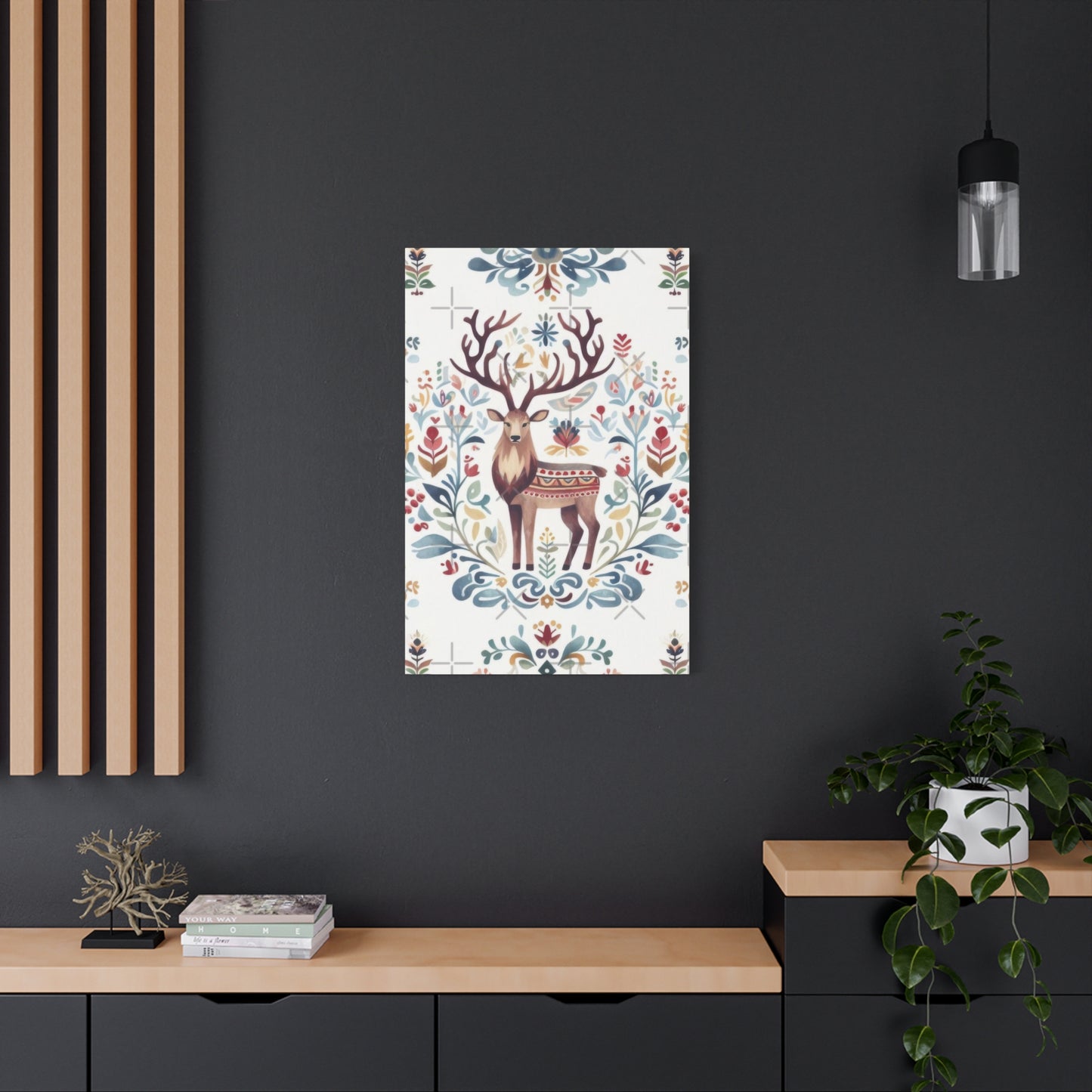 Deer Scandinavia Wall Art & Canvas Prints