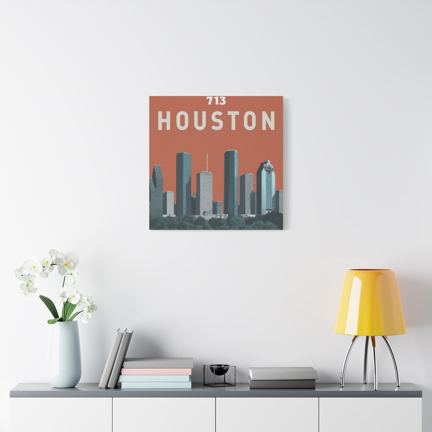 Houston Skyline 713 Wall Art & Canvas Prints
