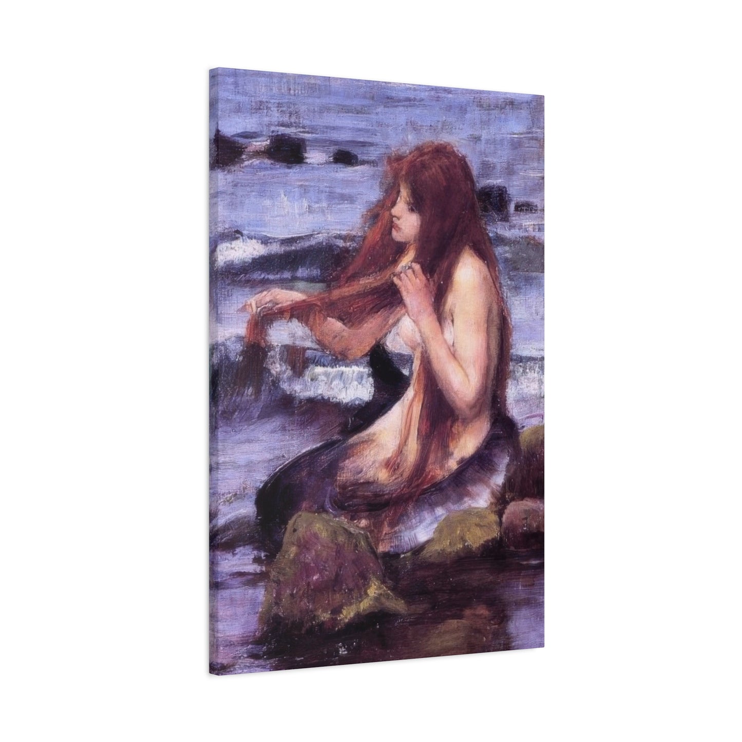 John William Sketch For A Mermaid Wall Art & Canvas Prints