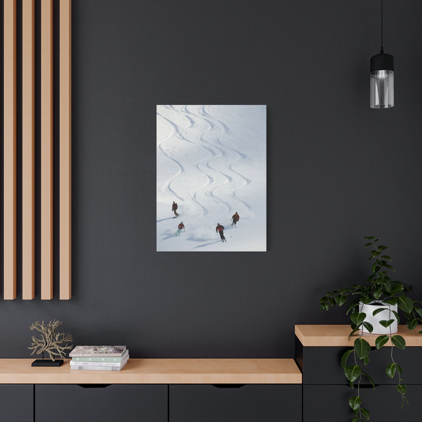 The Four Skiers Wall Art & Canvas Prints
