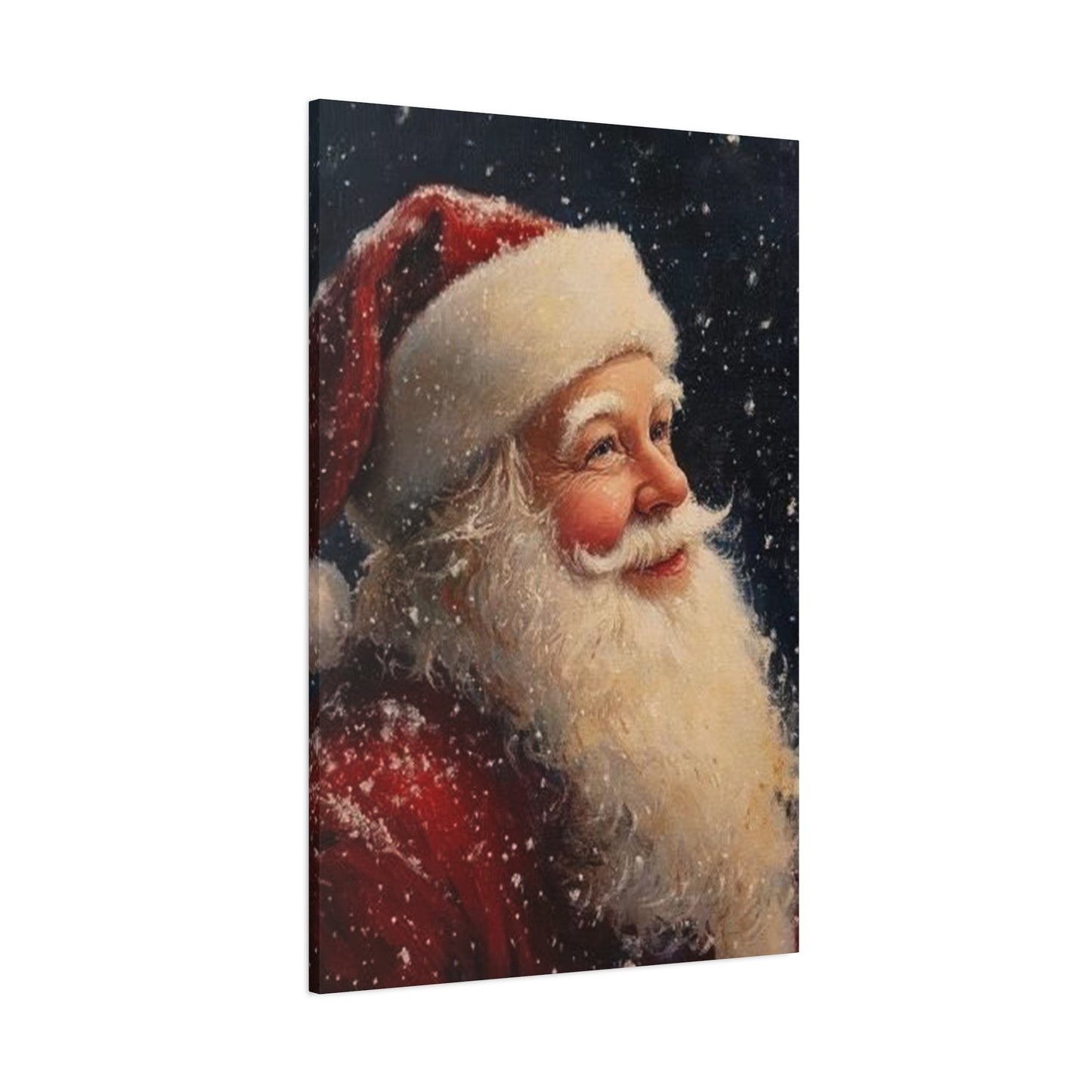 Snowfall Santa Claus Wall Art & Canvas Prints
