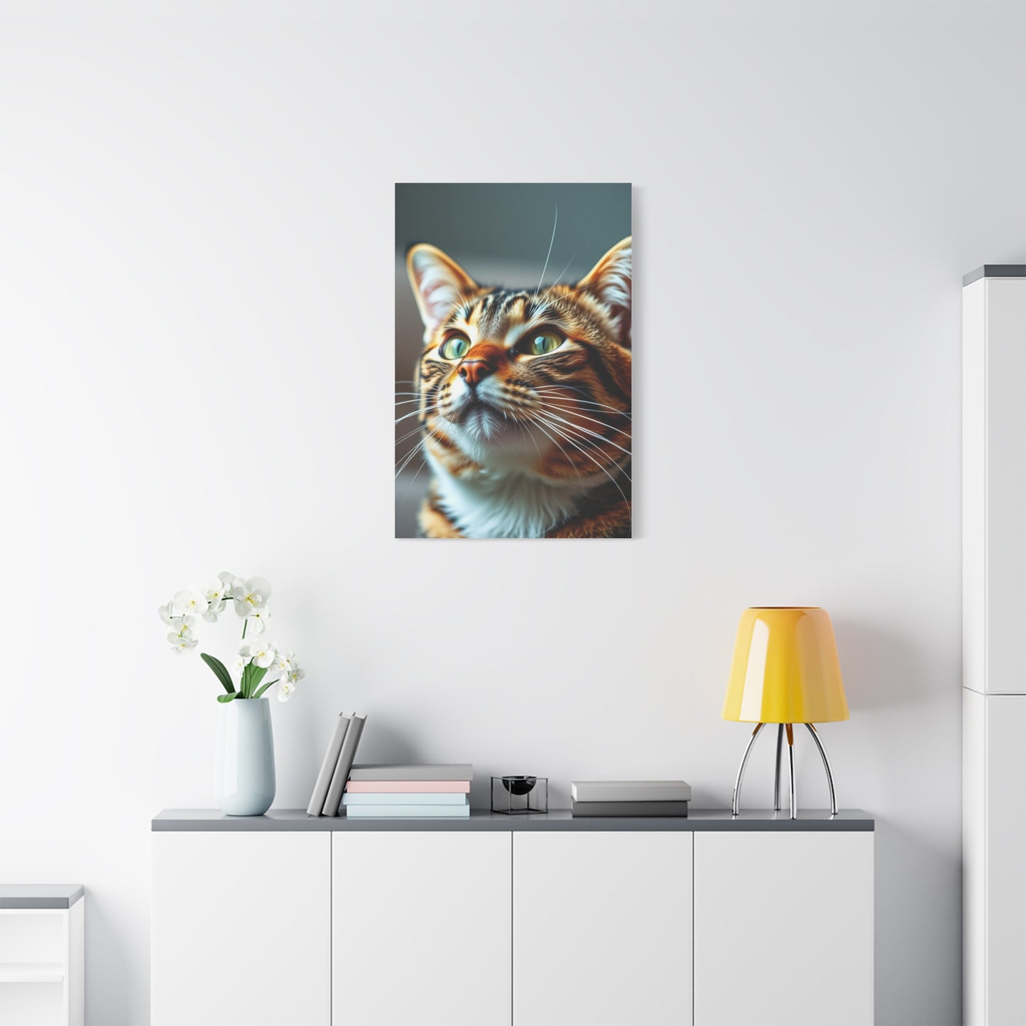 Supreme Tabby Cat Art Collection Wall Art & Canvas Print