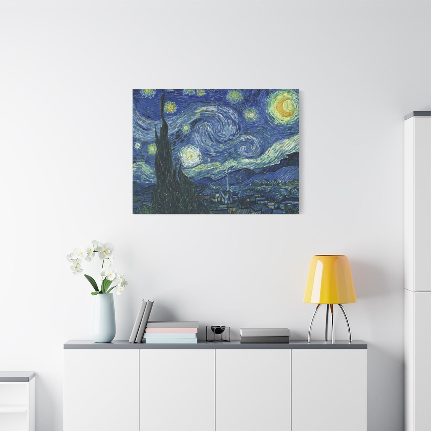 The Starry Night By Vincent Van Gogh Impression Wall Art & Canvas Prints