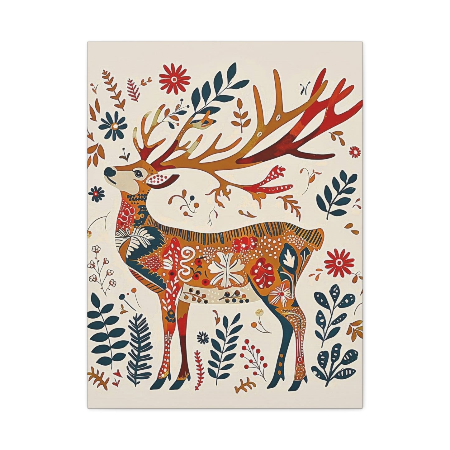 Deer Scandinavia 2 Wall Art & Canvas Prints