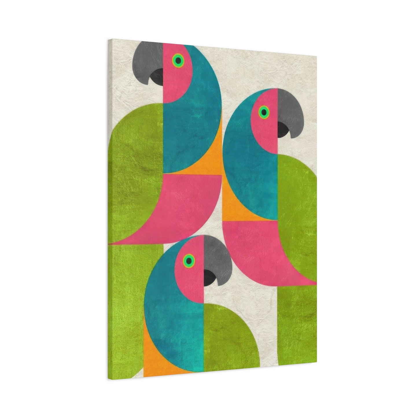 Parrot Abstract Colorful Wall Art & Canvas Prints