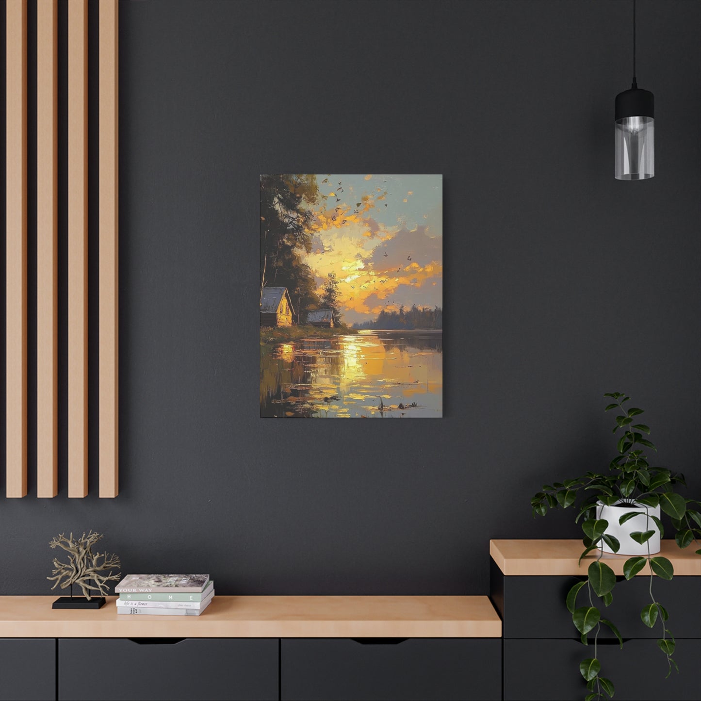 Sunset Impressionism Wall Art & Canvas Prints