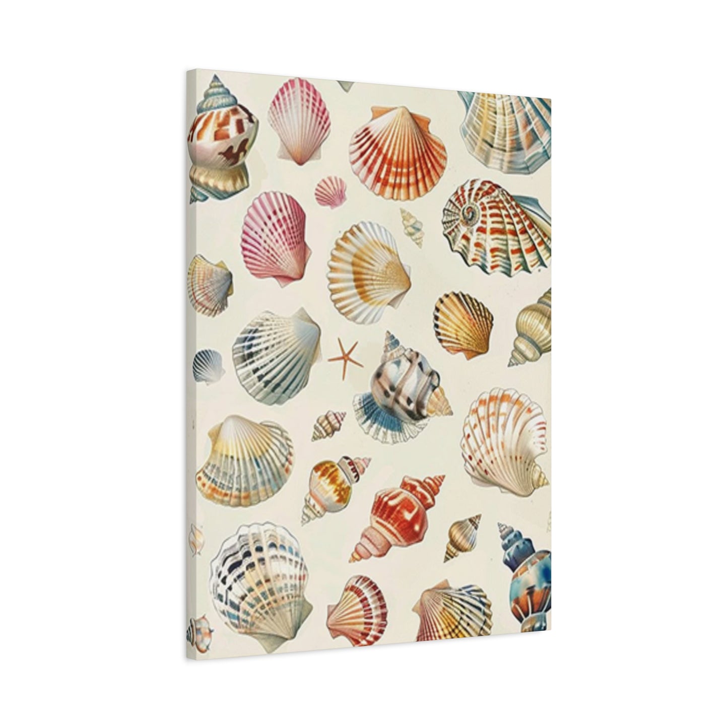 Colorful Shell Painting Wall Art & Canvas Prints