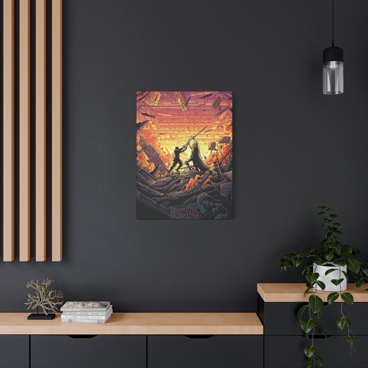 The Last Jedi Fighting Poster Wall Art & Canvas Prints