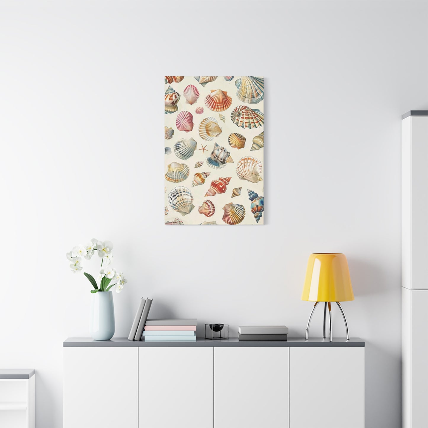 Colorful Shell Painting Wall Art & Canvas Prints