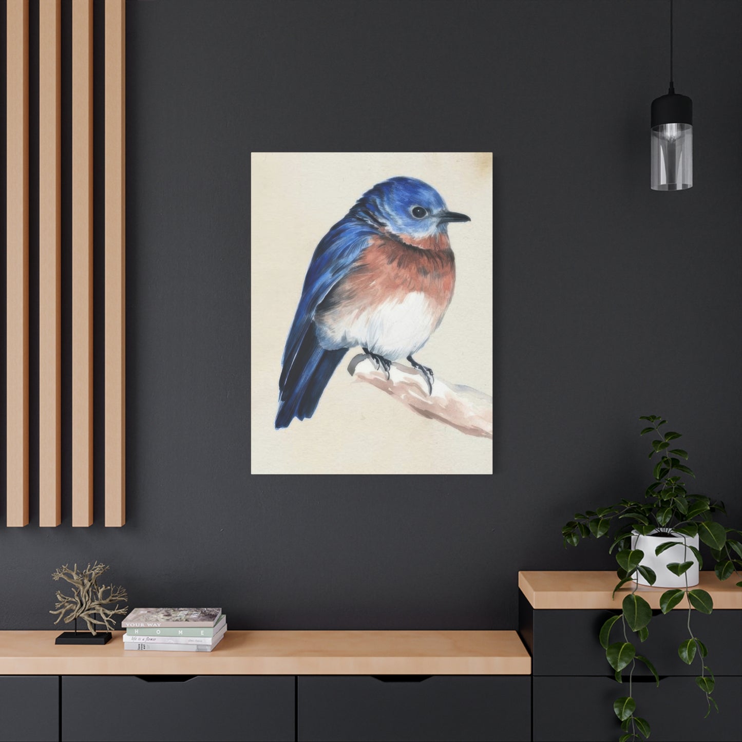 Jennifer Paxton Parker Little Bird On Branch 1 Wall Art & Canvas Prints