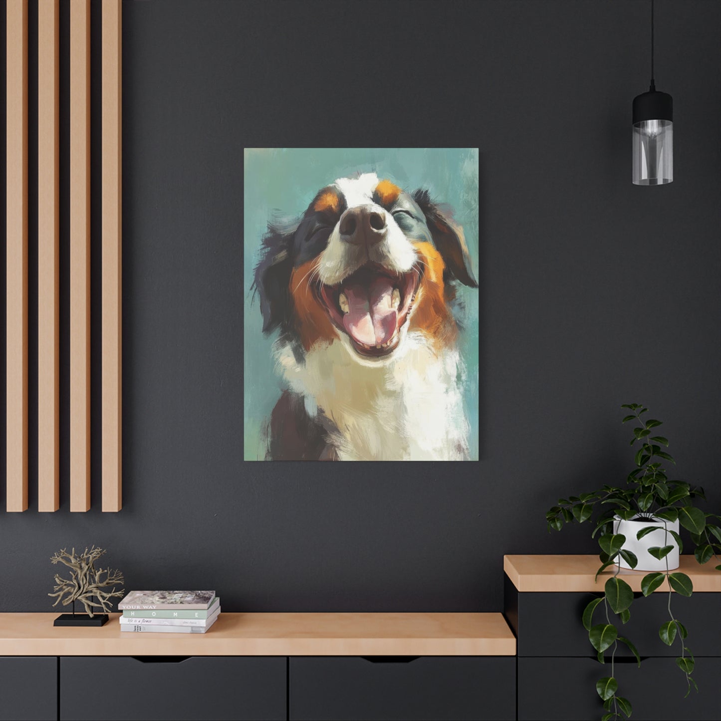Happy Dog 2 Wall Art & Canvas Prints