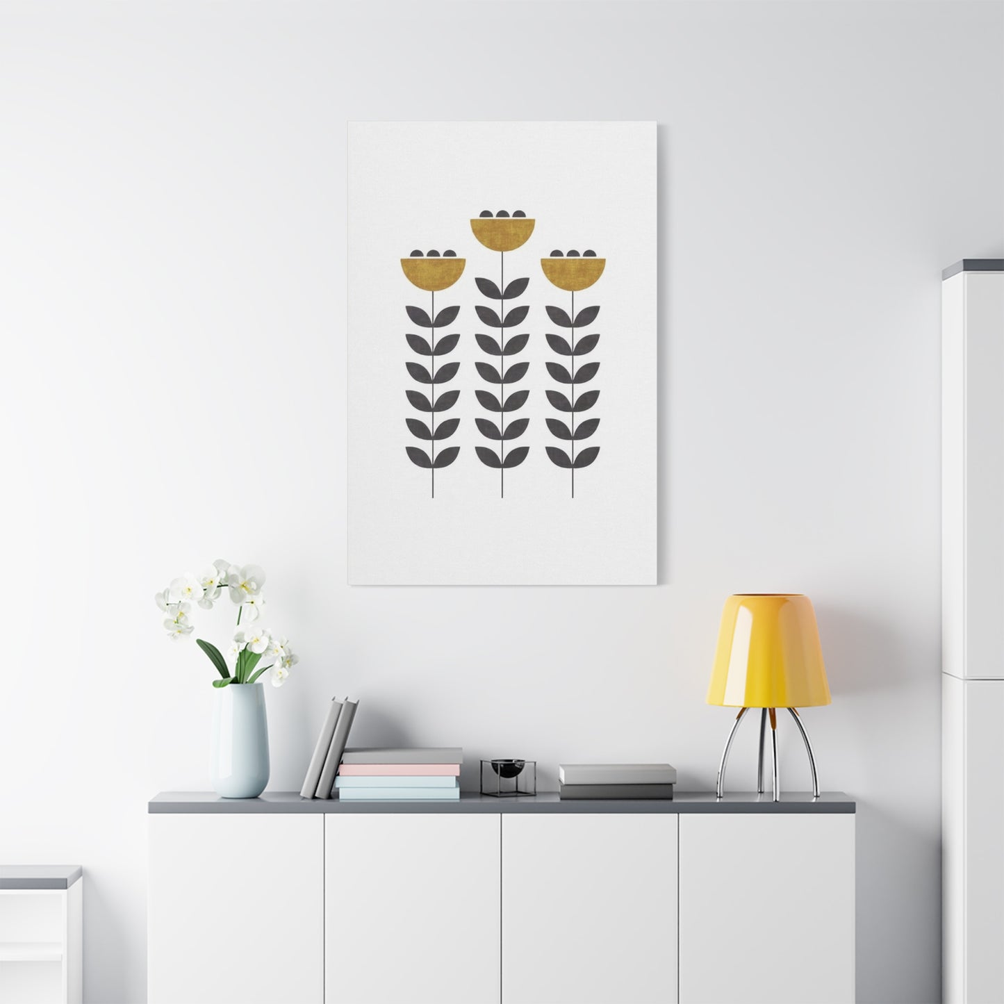 Geometric Flowers Wall Art & Canvas Prints