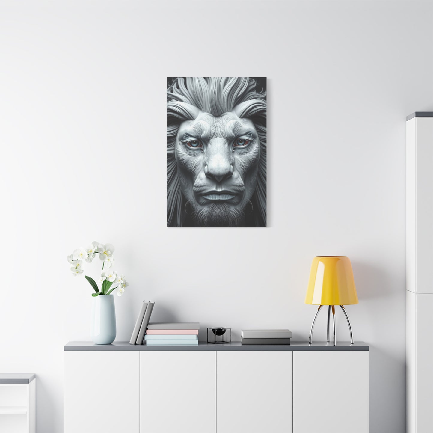 Supreme Gray & White Art Collection Wall Art & Canvas Print