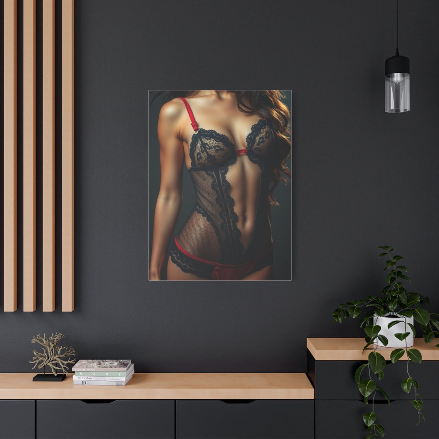 Lingerie Art Refined Canvas Wall Art & Canvas Print