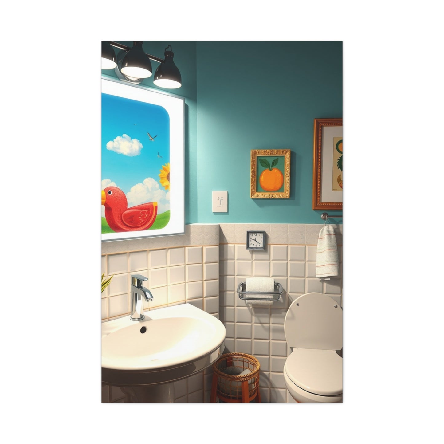 Masterpiece Kid’s Bathroom Art Vision Wall Art & Canvas Print