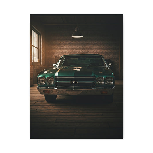 Chevrolet El Camino SS Classic Workshop Wall Art & Canvas Prints