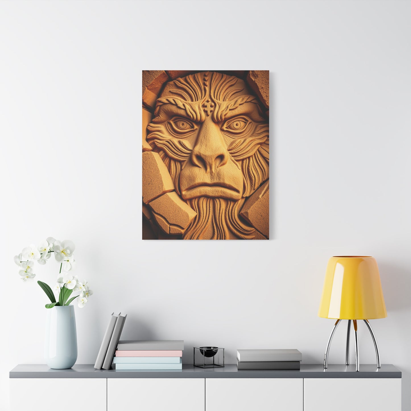 Vision Cave Man Art Art Wall Art & Canvas Print