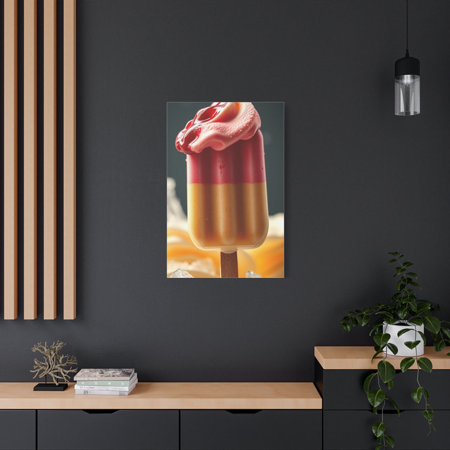 Ice Cream & Popsicle Art Refined Canvas Wall Art & Canvas Print