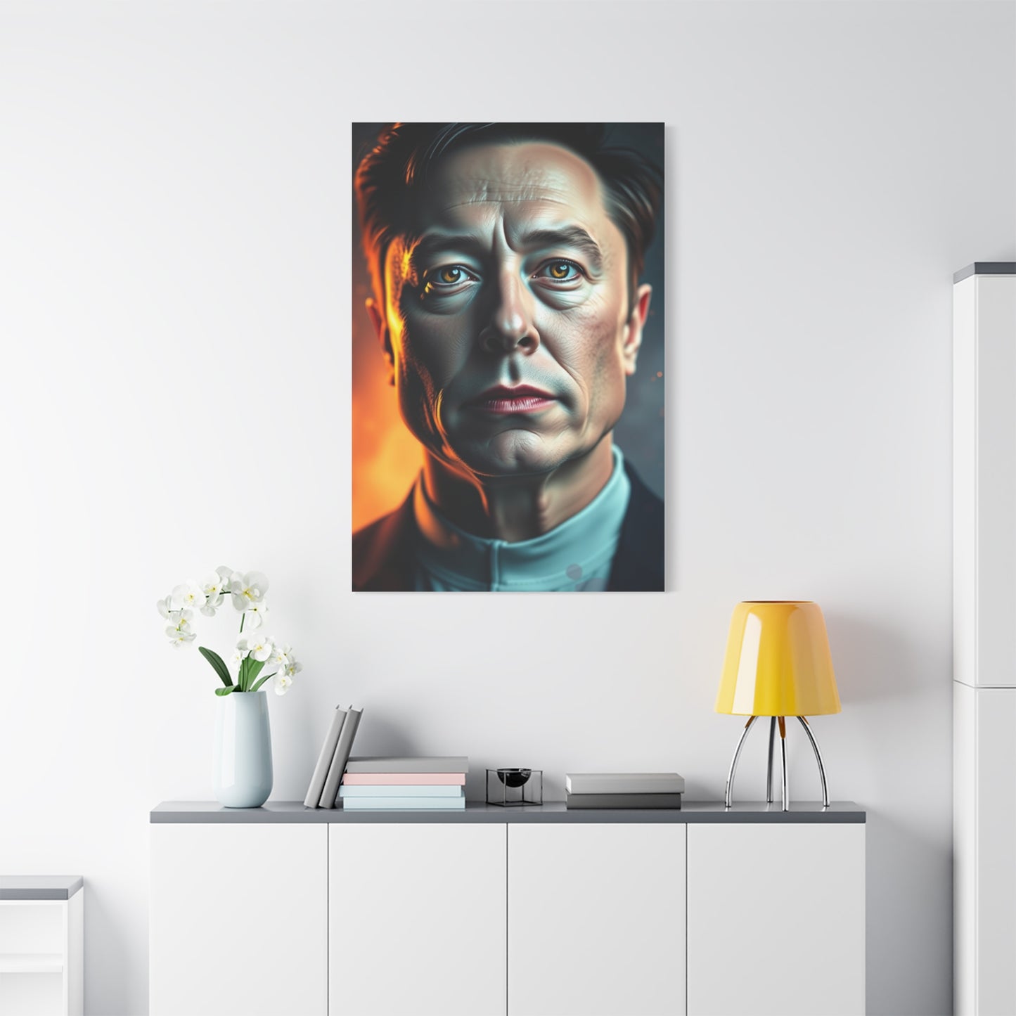 Elon Musk Art Supreme Gallery Wall Art & Canvas Print