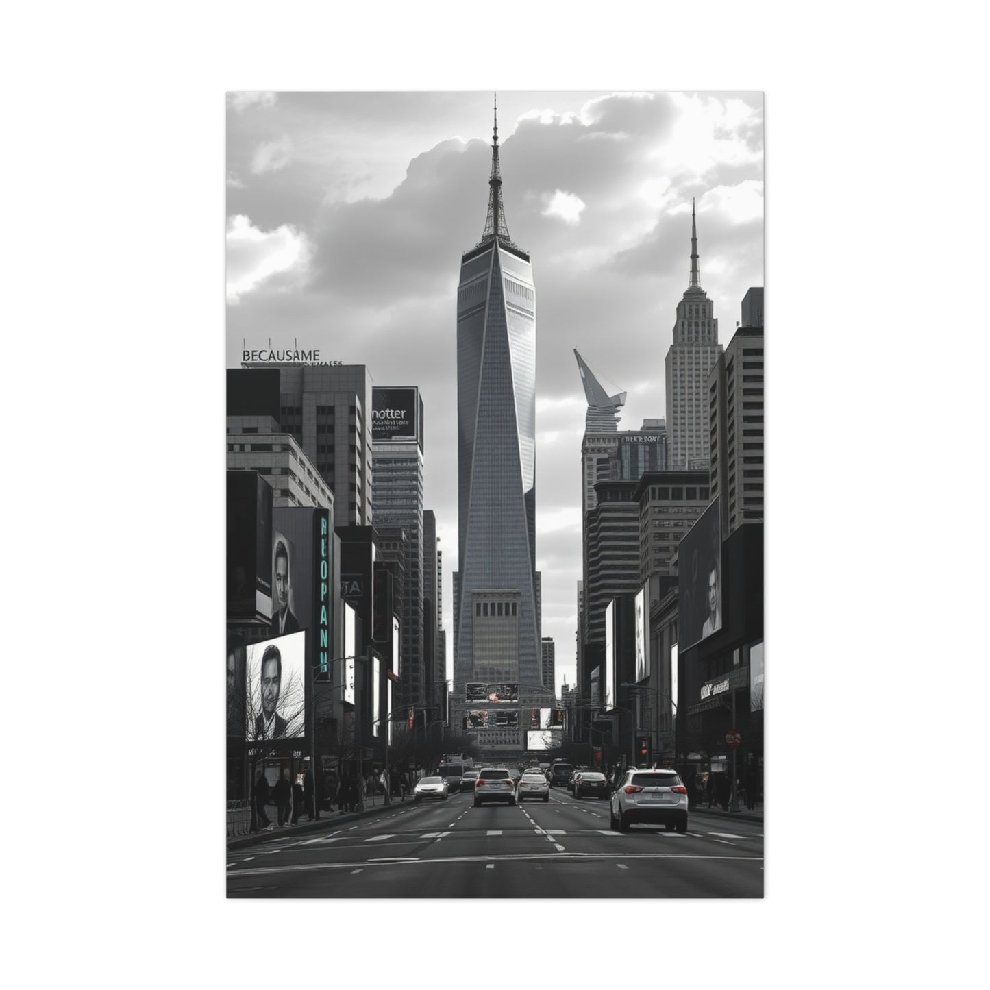Supreme Black & White Cityscapes Art Collection Wall Art & Canvas Print