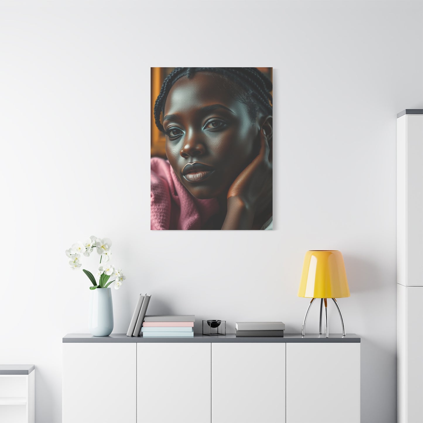 Vision Black Love Art Art Wall Art & Canvas Print