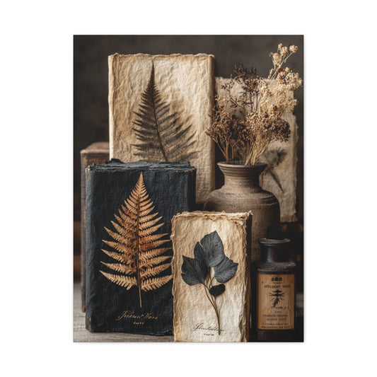 Vintage Botanical Herbarium Collection Wall Art & Canvas Print