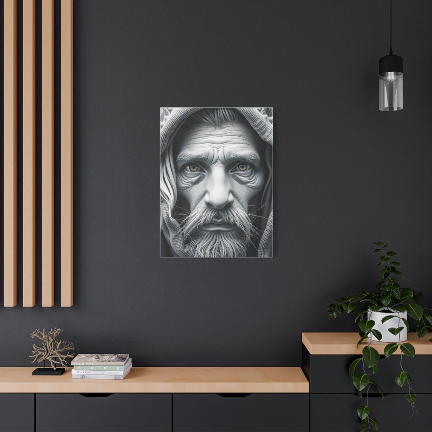 Collection Gray & White Art Art Wall Art & Canvas Print