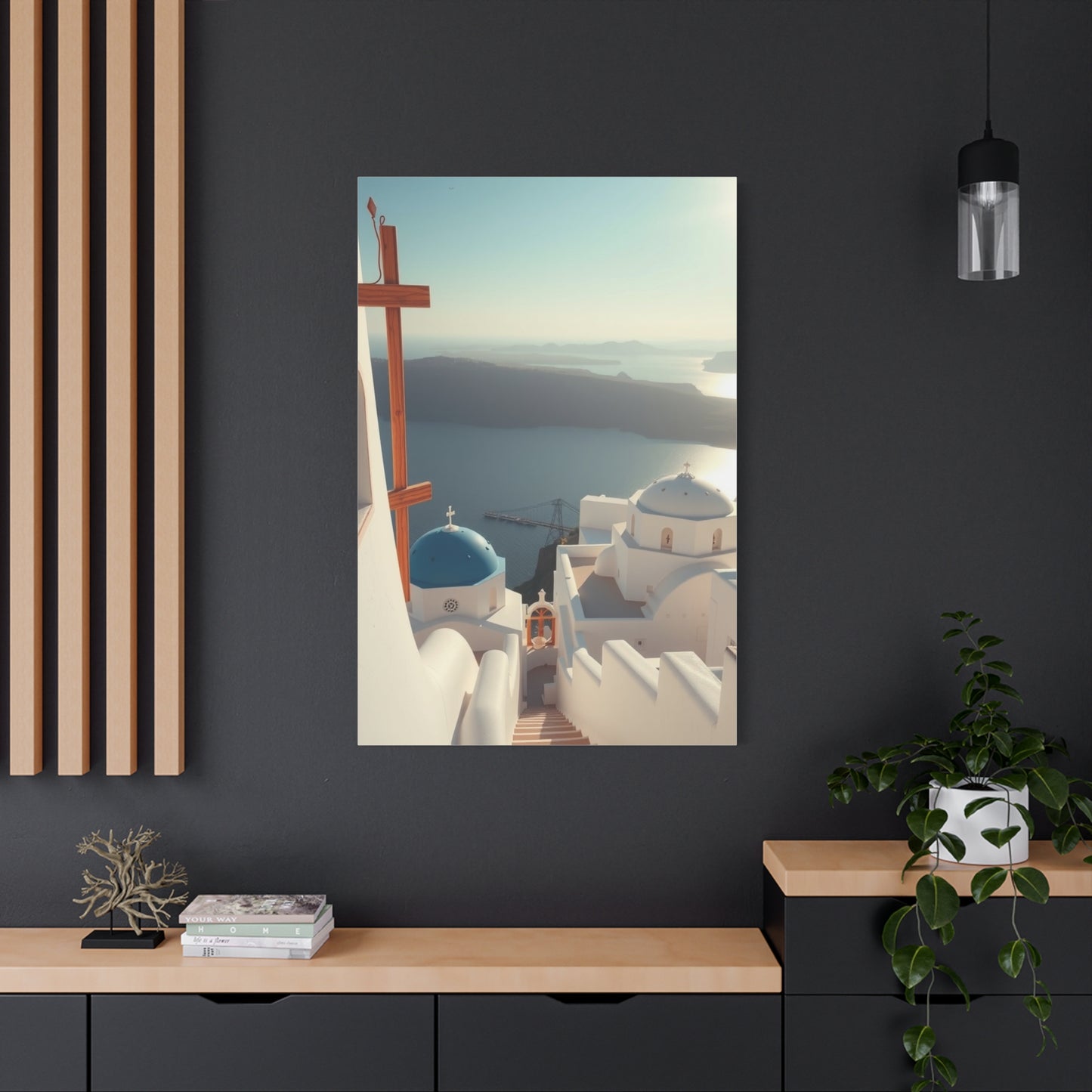Masterpiece Santorini Art Vision Wall Art & Canvas Print