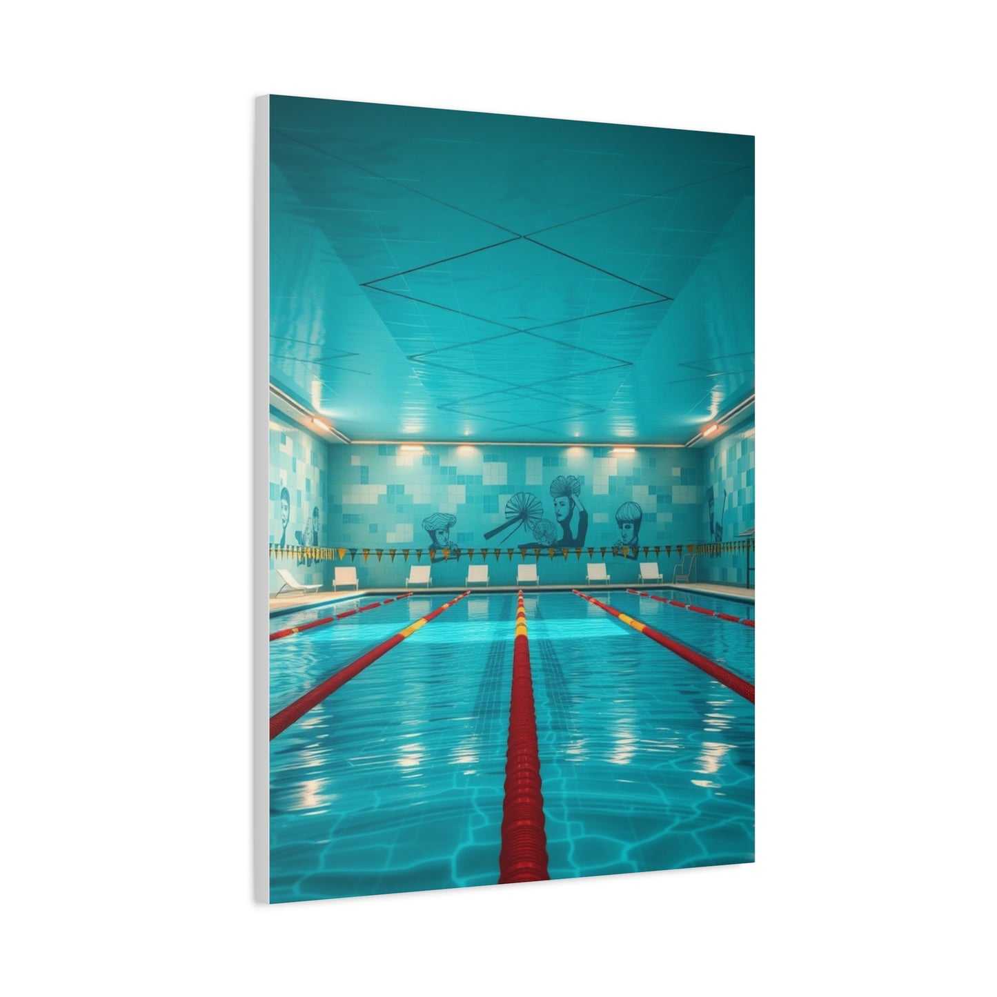 Swimming Pool Art Supreme Gallery Wall Art & Canvas Print