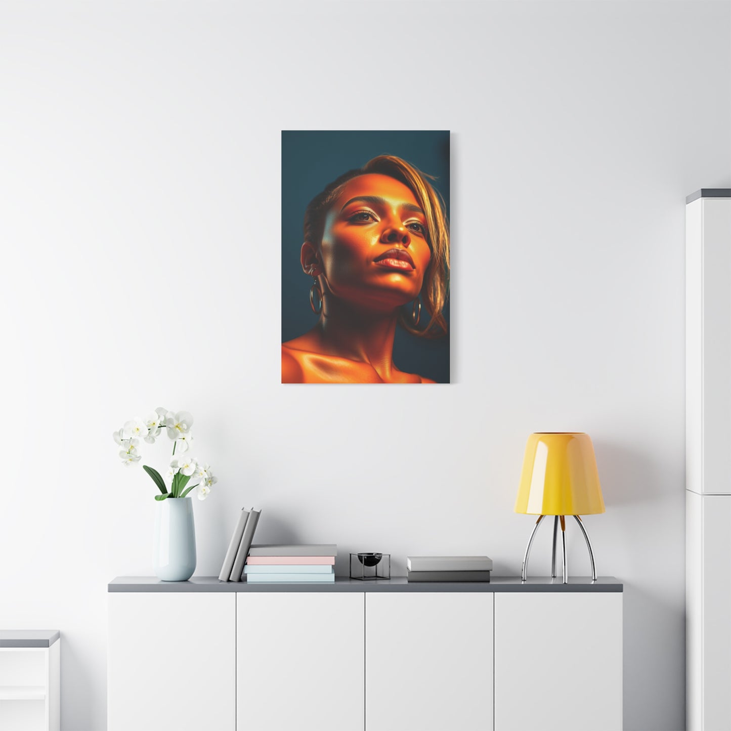 Pop of Orange Art Supreme Gallery Wall Art & Canvas Print