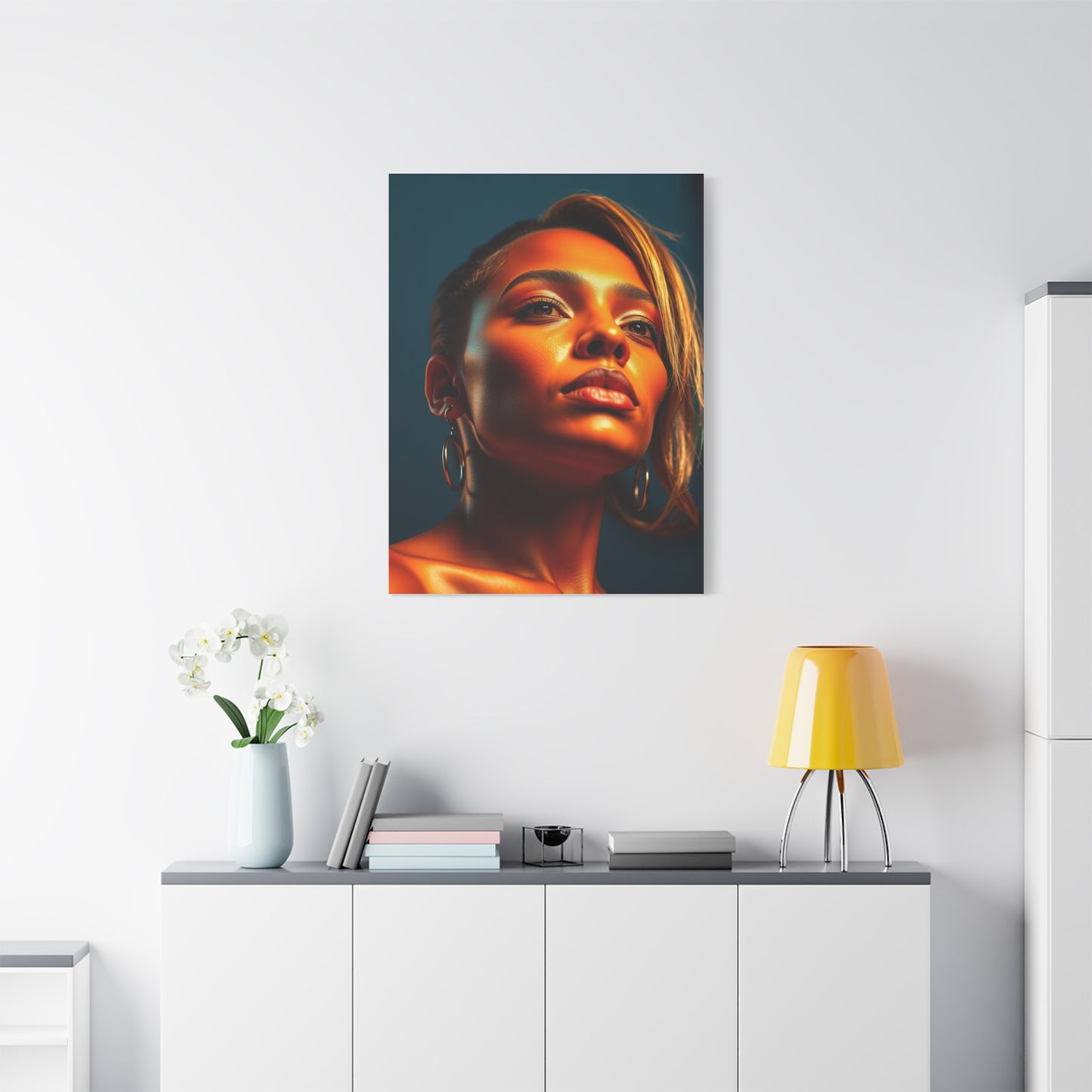 Pop of Orange Art Supreme Gallery Wall Art & Canvas Print