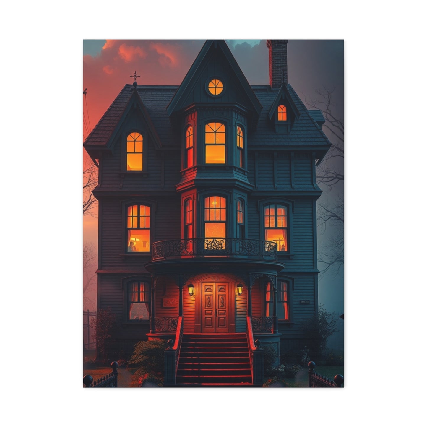 Masterpiece Haunted House Art Vision Wall Art & Canvas Print