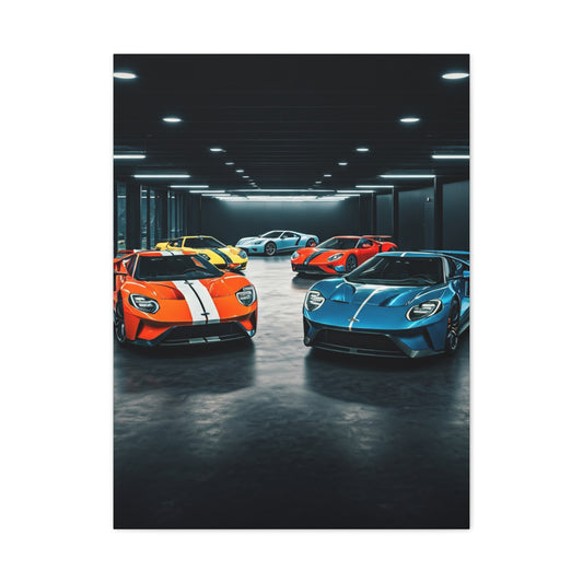 Ford GT Heritage Dream Garage Wall Art & Canvas Prints