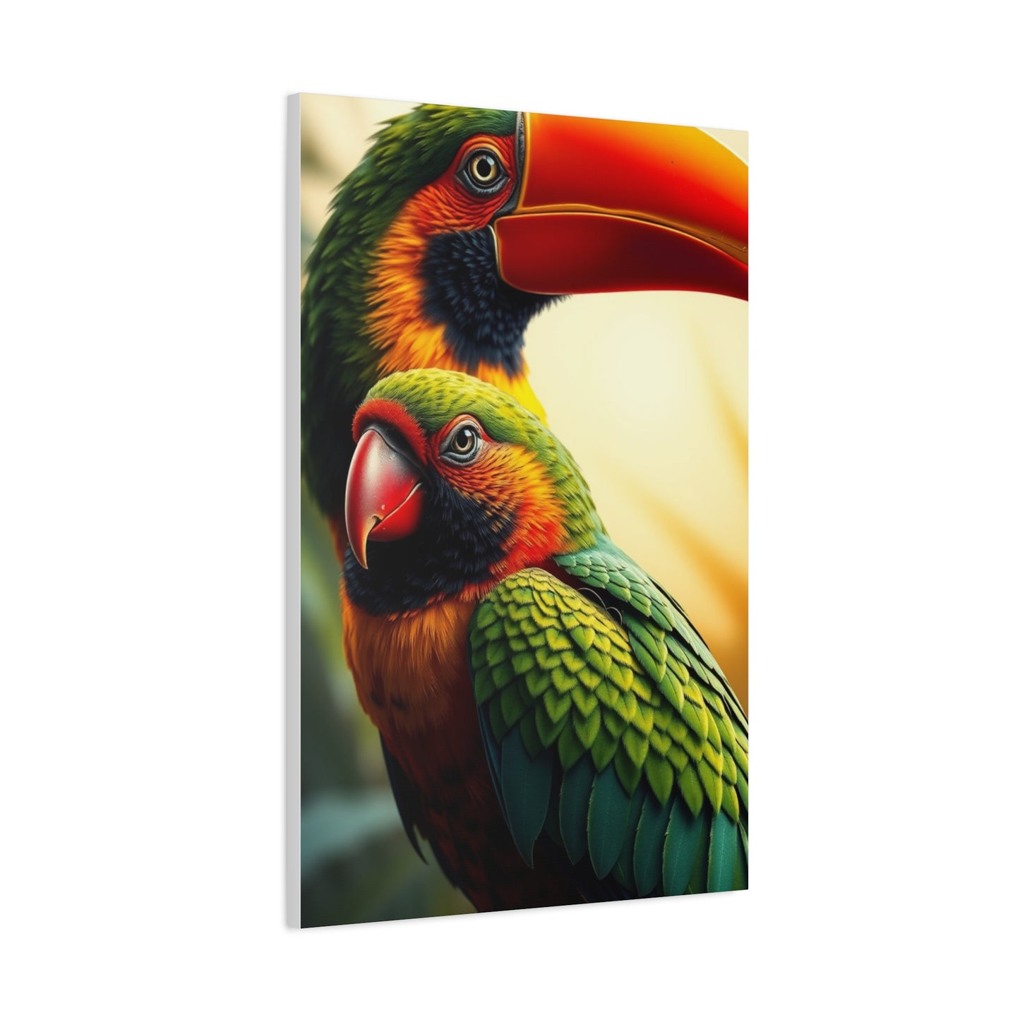Masterpiece Tropical Birds Art Vision Wall Art & Canvas Print