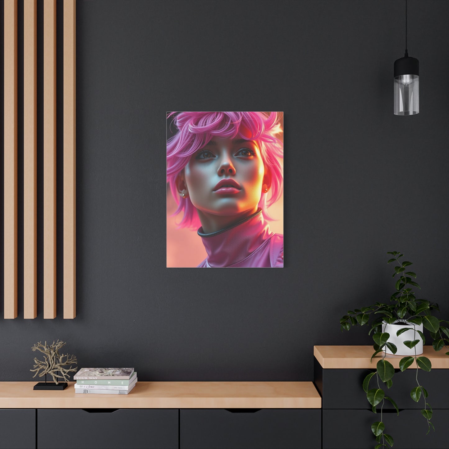 Supreme Gold & Pink Art Collection Wall Art & Canvas Print